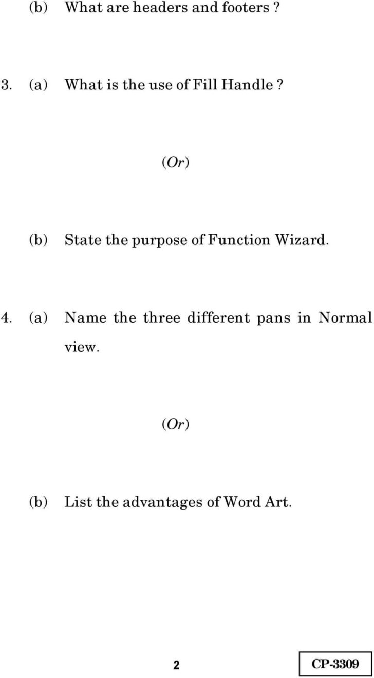 Computer Basics Worksheet Section 8