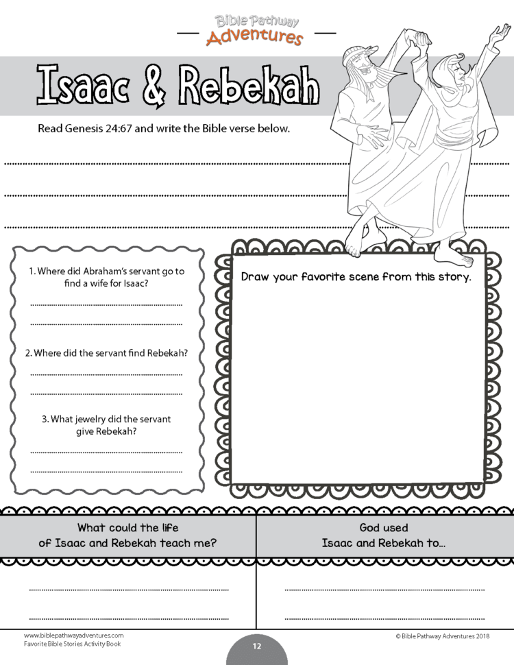 Favorite Bible Stories Coloring Activity Book – Bible