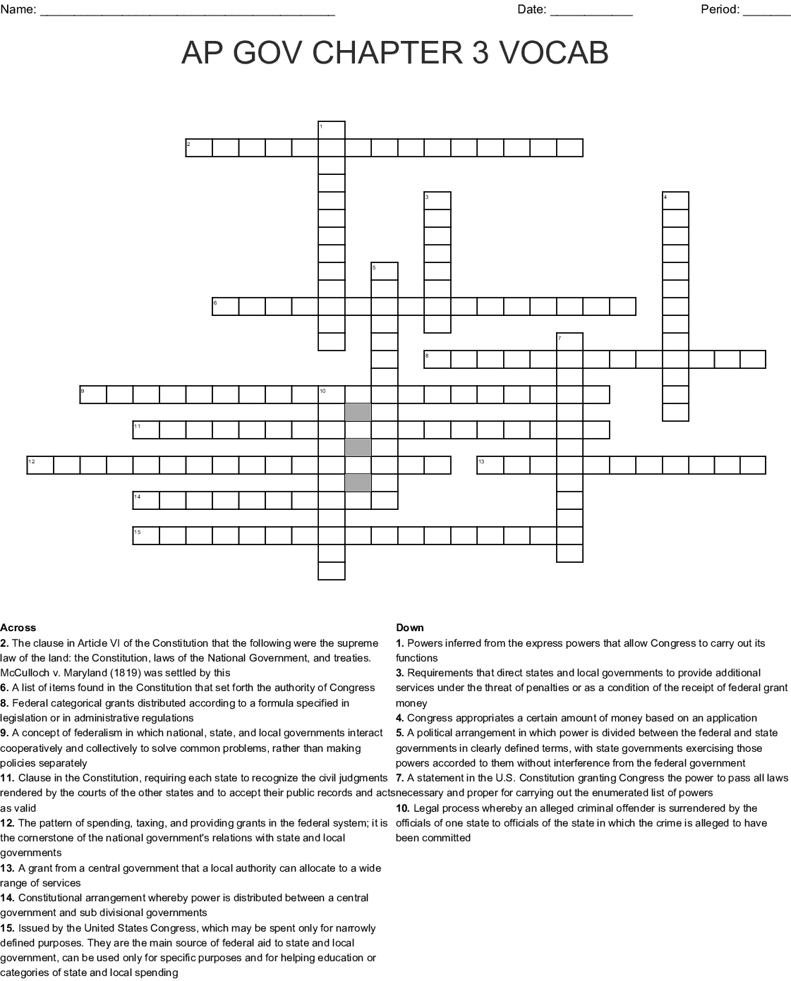 The Federal In Federalism Worksheet Answer Key Icivics Db excel