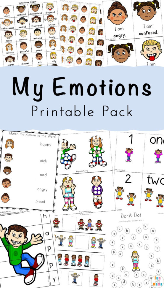 Feelings Activities  Emotions Worksheets For Kids  Fun