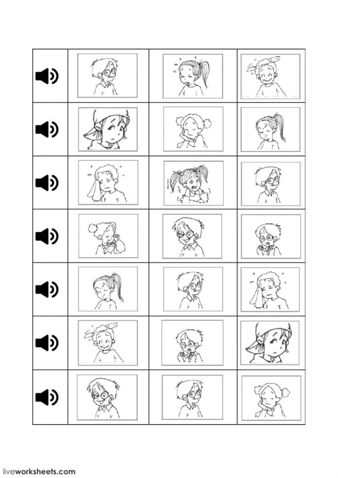 Feelings And Emotions Online Worksheet And Pdf