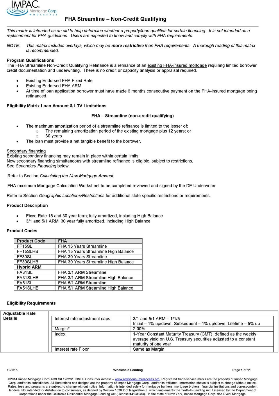 Fha Streamline Refinance Calculator Worksheet Db excel