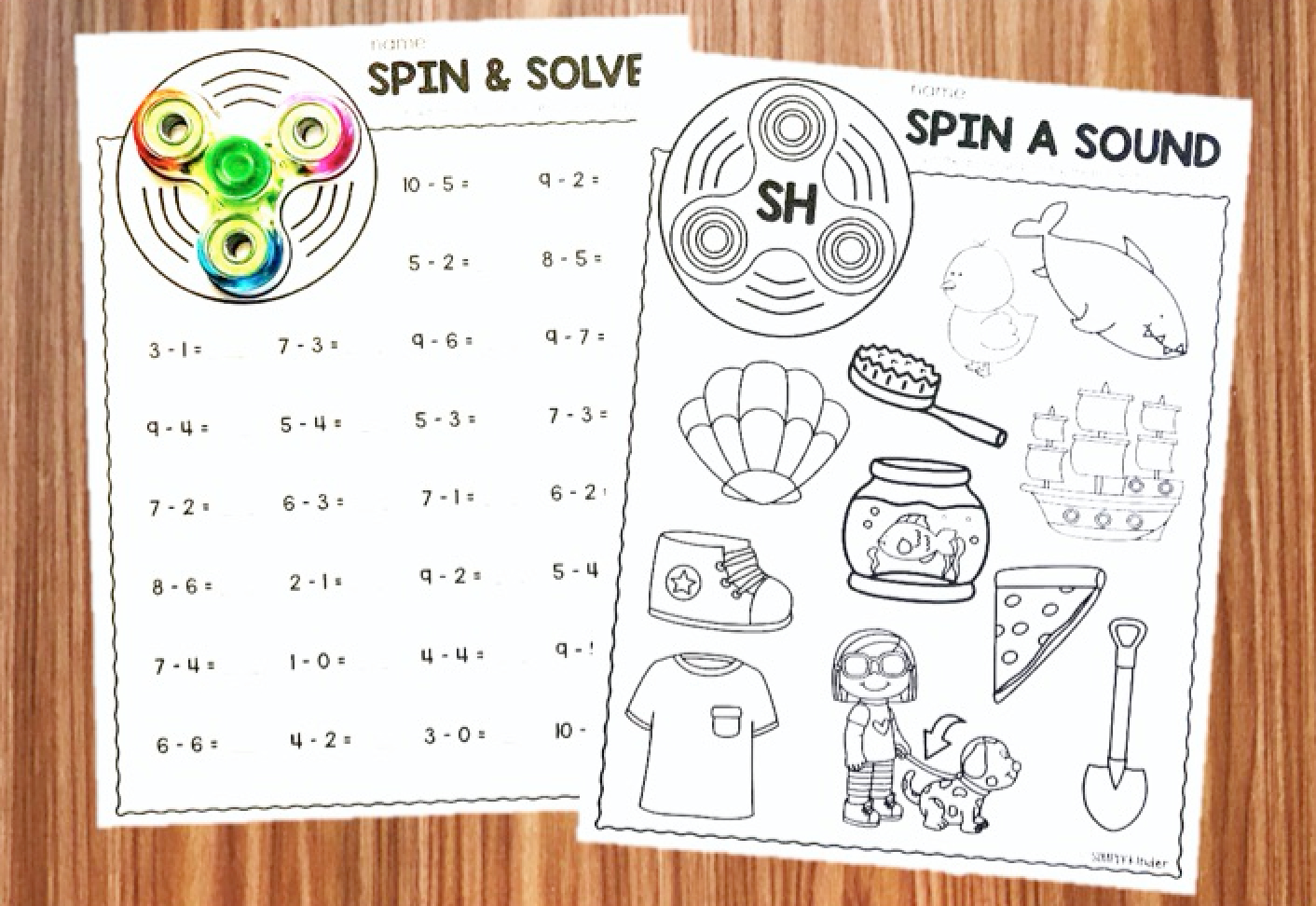 Fidget Spinner Activities For Kindergarten  Simply Kinder