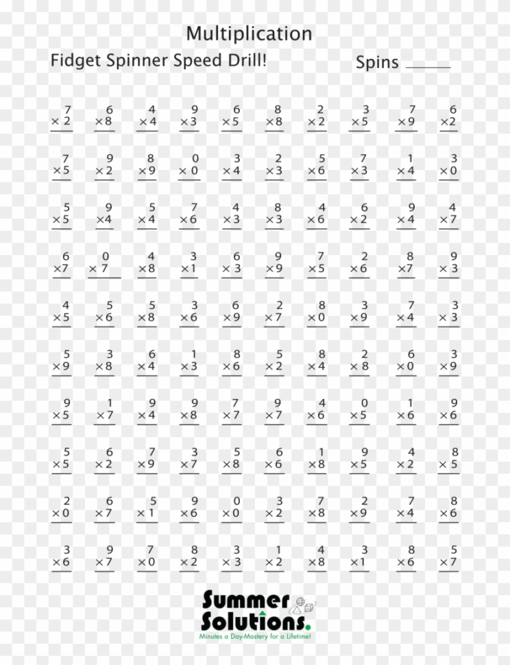 Fidget Spinners And Math Practice Stem  Spinner