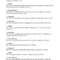 Figurative Language Worksheet 6  Answers