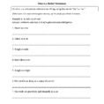 Figurative Language Worksheets  Simile Worksheets