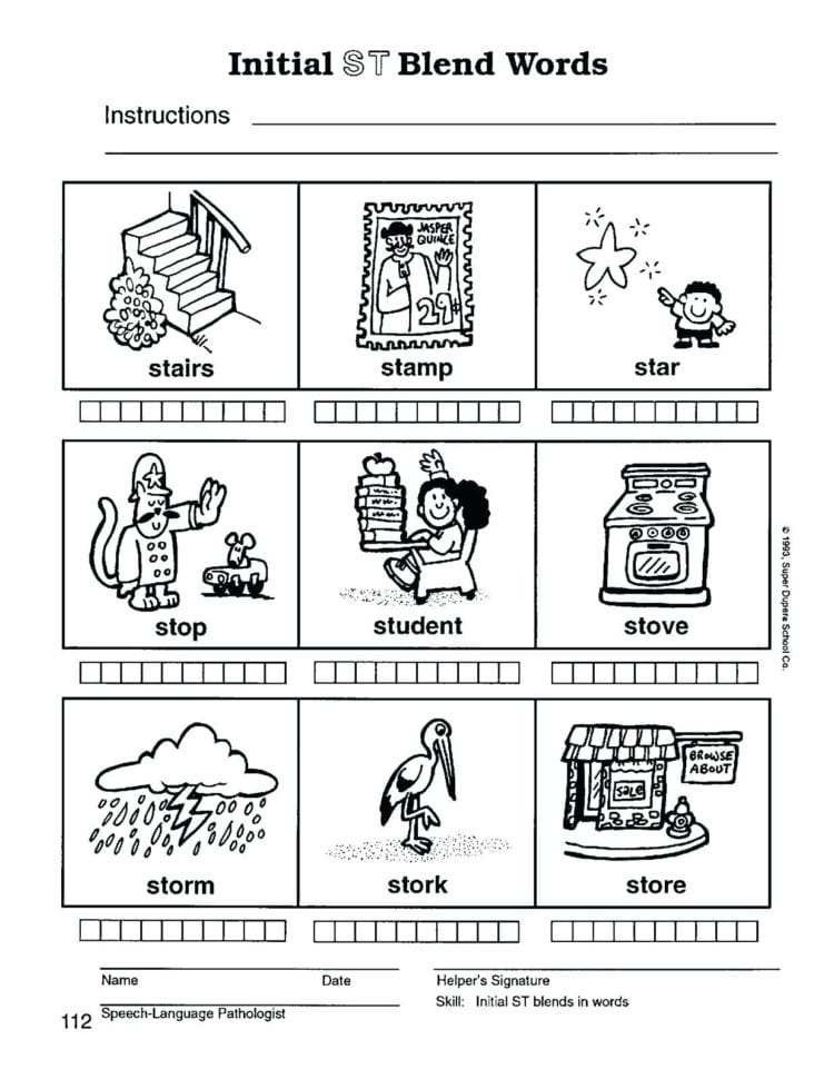 Final Consonant Sounds Worksheets – Reddogsheetco