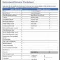 Financial Planning Worksheets Report S Personal