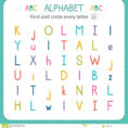 Find And Circle Every Letter L Worksheet For Kindergarten