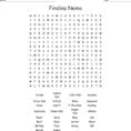Finding Nemo Word Search  Word