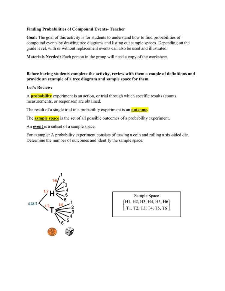Finding Probabilities Of Compound Events