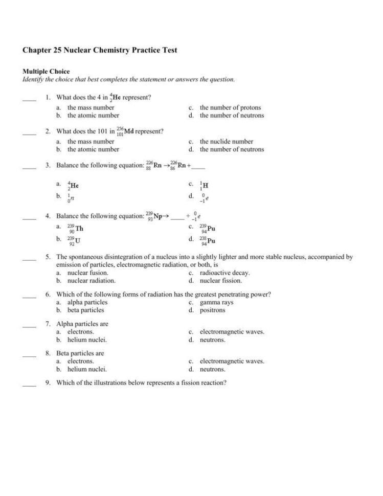 Fission Fusion Worksheet Answers