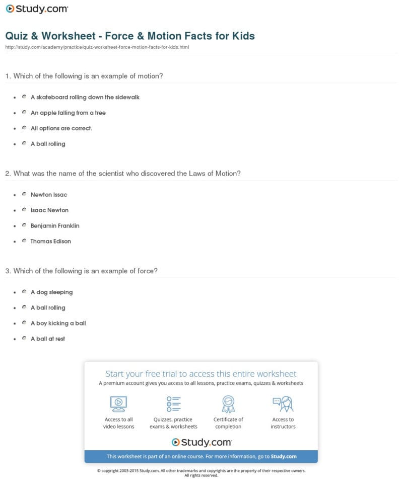 Forces And Motion Worksheets Calligraphy Worksheets