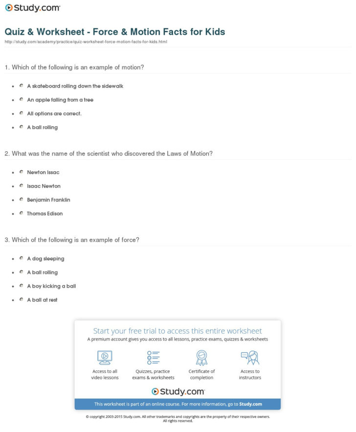 Predicting Products Worksheet
