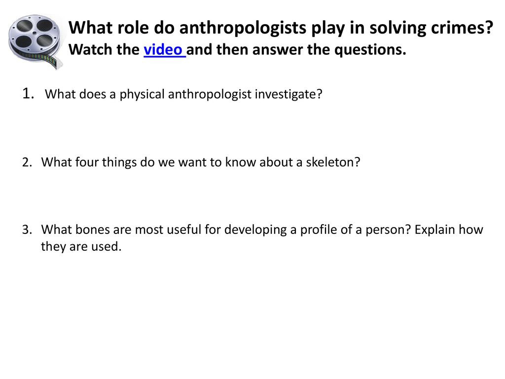 Forensic Anthropology  Ppt Download