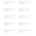 Form Ard Linear Equation Word Problems Graphing Equations