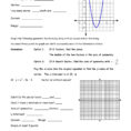 Form Graphing Quadratics In Tandard Worksheet Parabolas Answers
