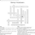 Forms Of Energy Crossword  Word