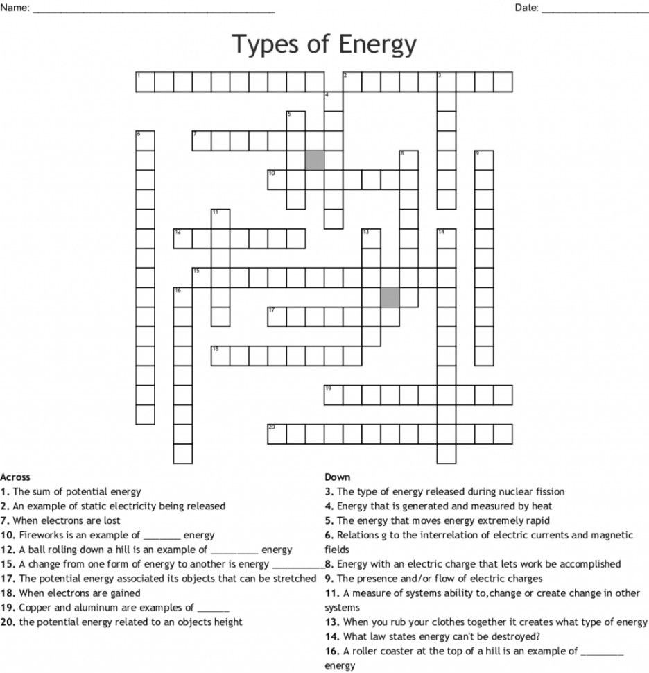 Forms Of Energy Sound Worksheets Resources Worksheet Types