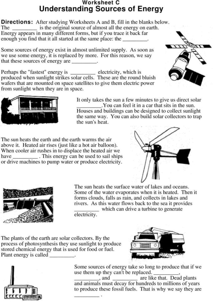 Fossil Formation Worksheet