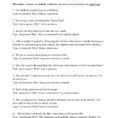 Four Types Of Sentences Worksheet  Answers
