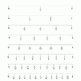Fraction Number Line Sheets