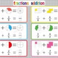 Fractions Addition Printable Fractions Worksheets For Kids