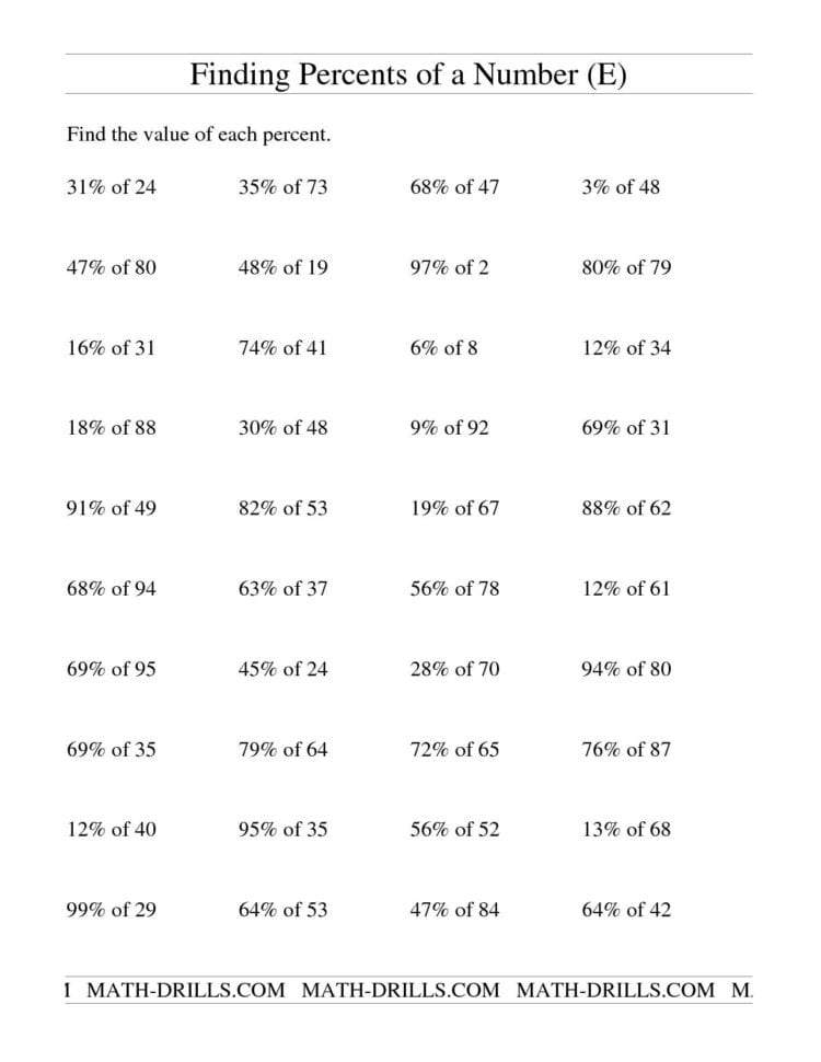 Free 7Th Grade Math Worksheets Proportions  Homeshealth