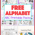 Free Alphabet Abc Printable Packs  Fun With Mama