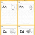 Free Alphabet Tracing Worksheets For Letter Name Preschool