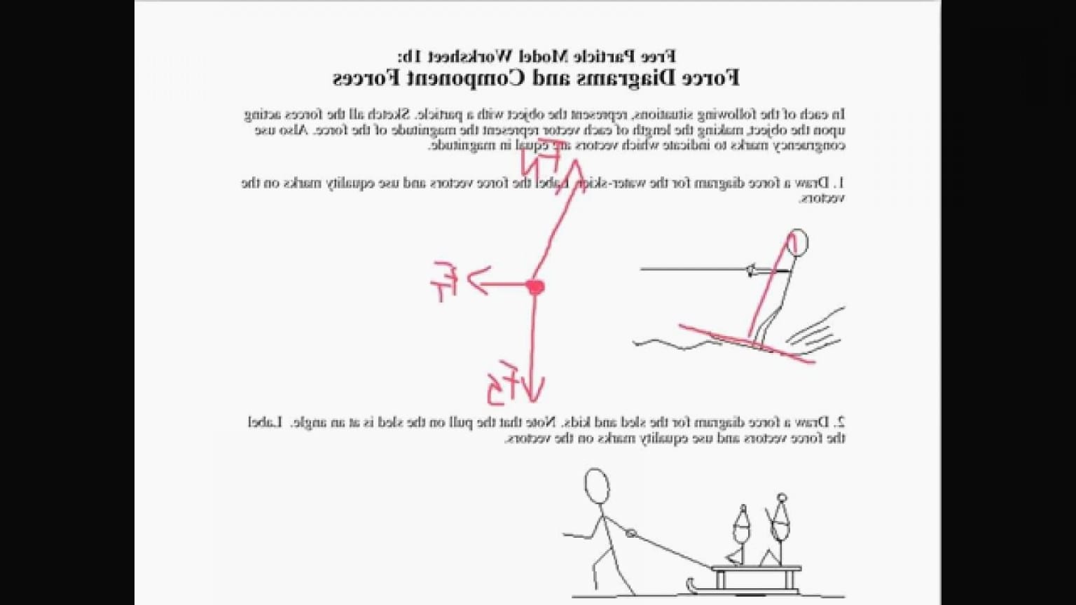 Drawing Free Body Diagrams Worksheet Answers Physics Classroom — db