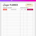 Free Budget Planner Printable  Printable Finance Planner