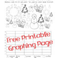 Free Christmaswinter Graphing Worksheet Kindergarten Ft Grade