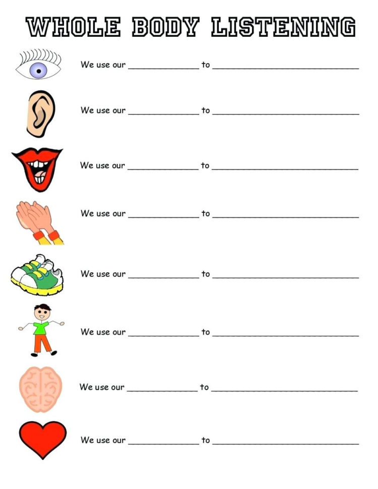 Free Communication Skills Worksheets – Chamberprintco