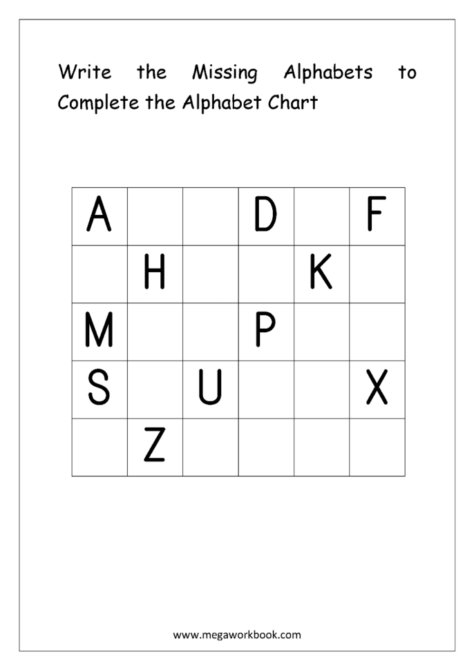 Free English Worksheets  Alphabetical Sequence