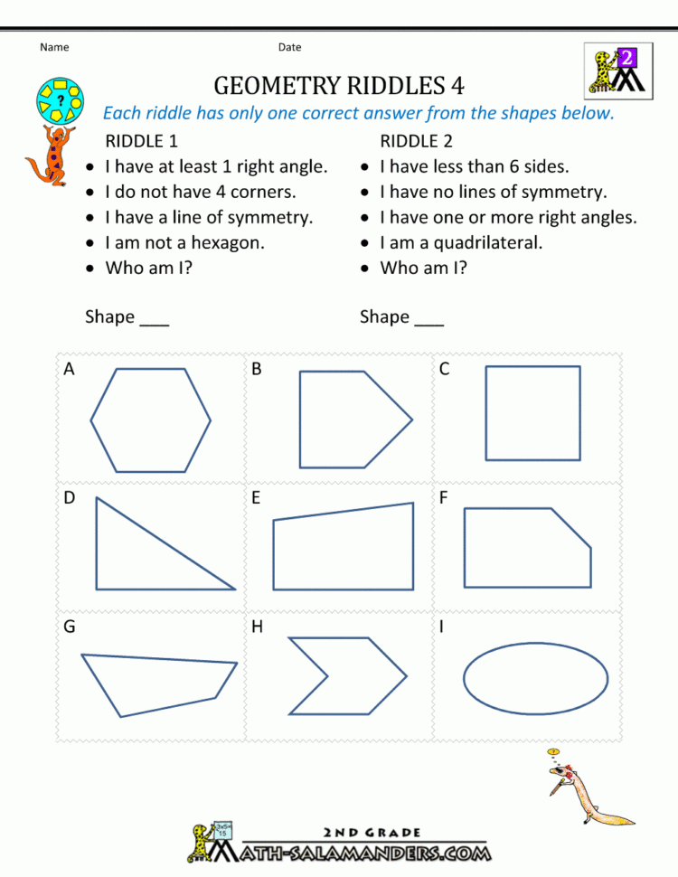 Grade 8 Maths Geometry Worksheets
