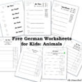 Free German Worksheets For Beginners  Homeschool