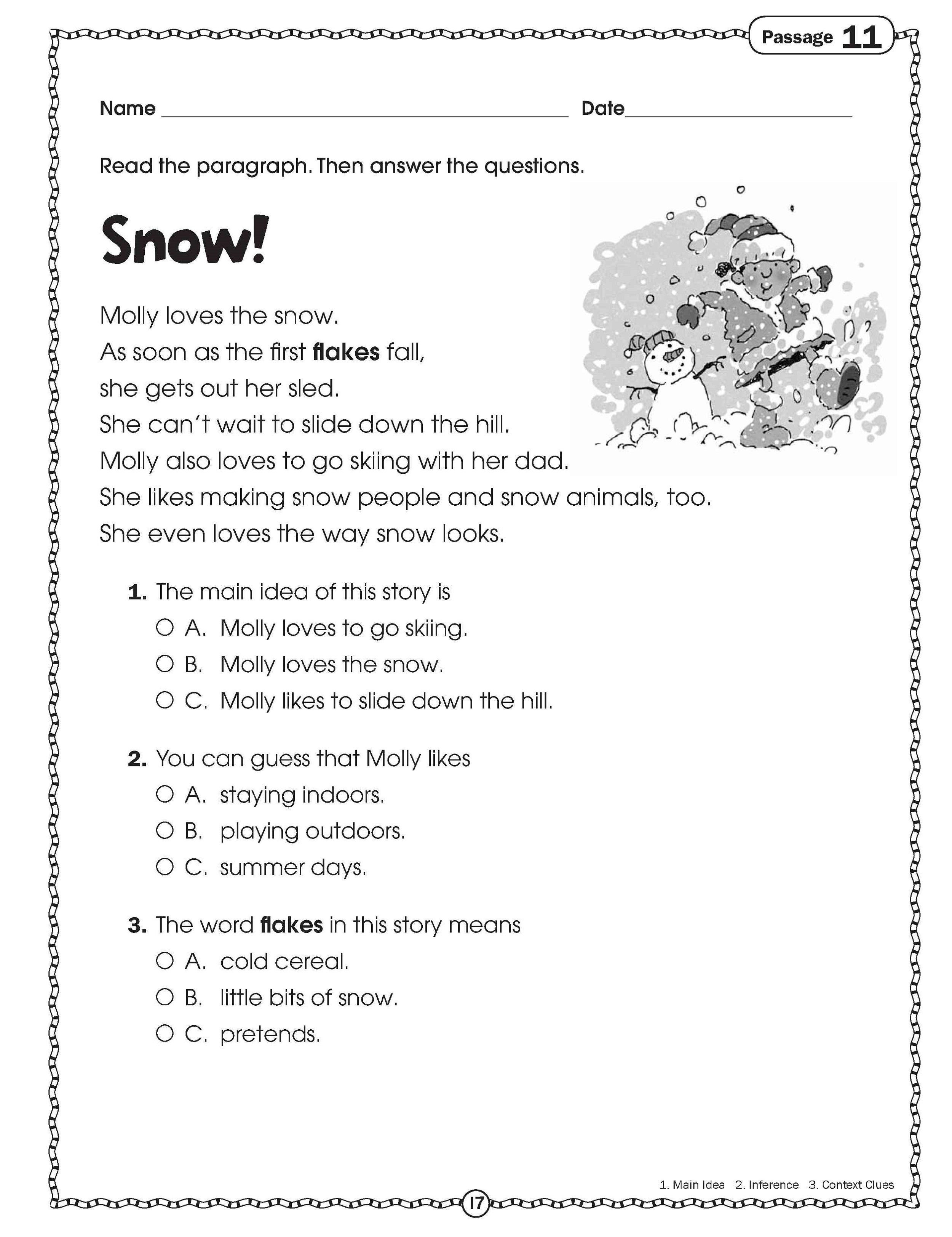 Free Handouts Reading  Learning Printable  Kids Worksheets