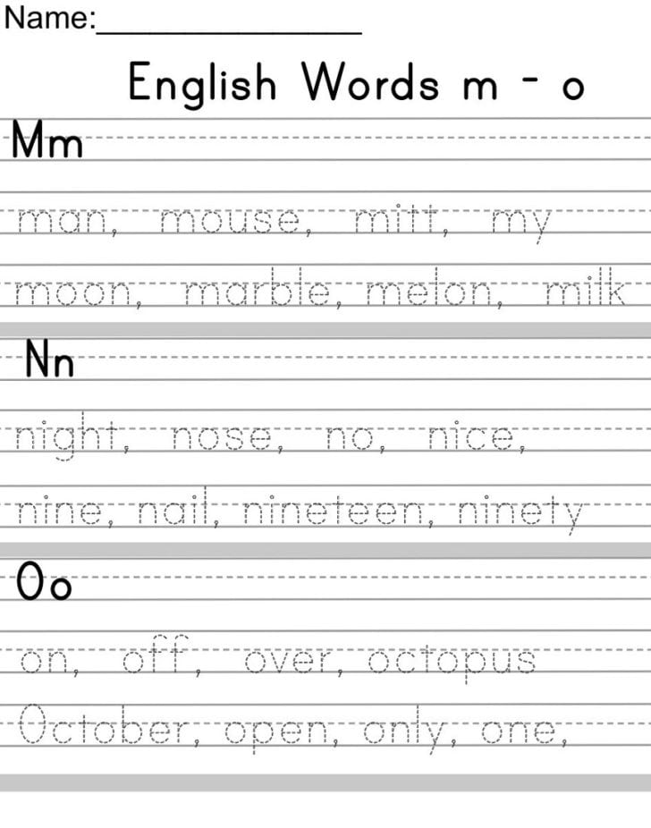Handwriting Worksheets For Kids Handwriting Worksheets For Kids
