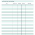 Free Household Budget Spreadsheet Family Ate Home Worksheets
