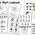 Free Math Lapbook Prek K 1St Grade  Homeschool