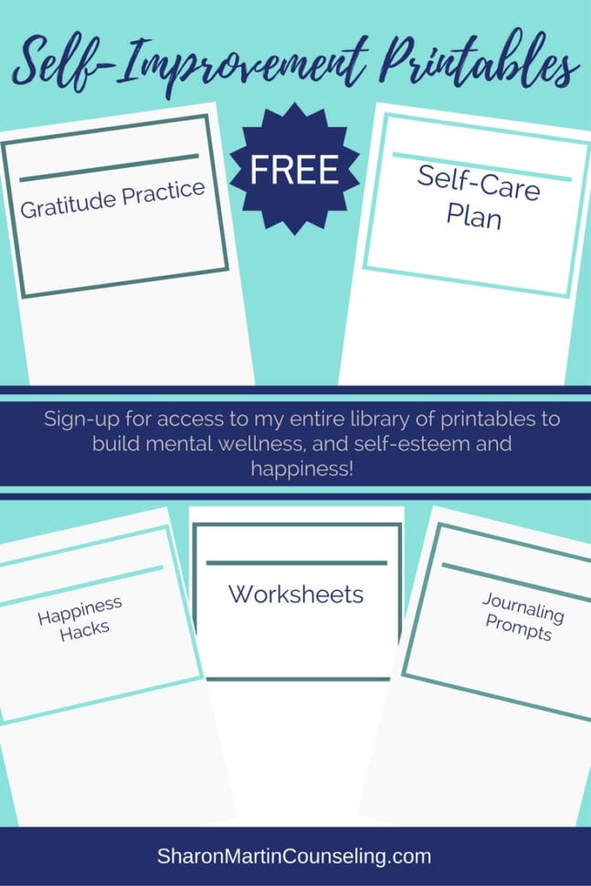 Free Mental Health Printables  Sharon Martin Counseling