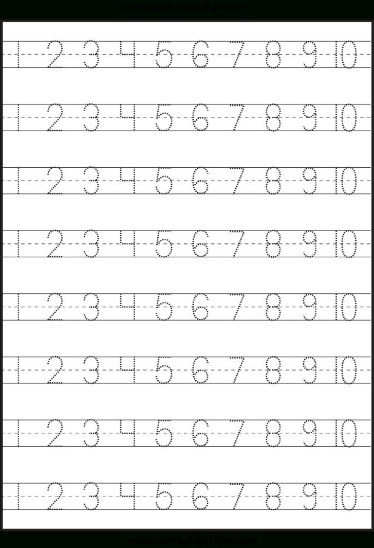 Preschool Name Tracing Worksheets