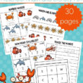 Free Preschool Printables For Your Homeschool Ocean Theme
