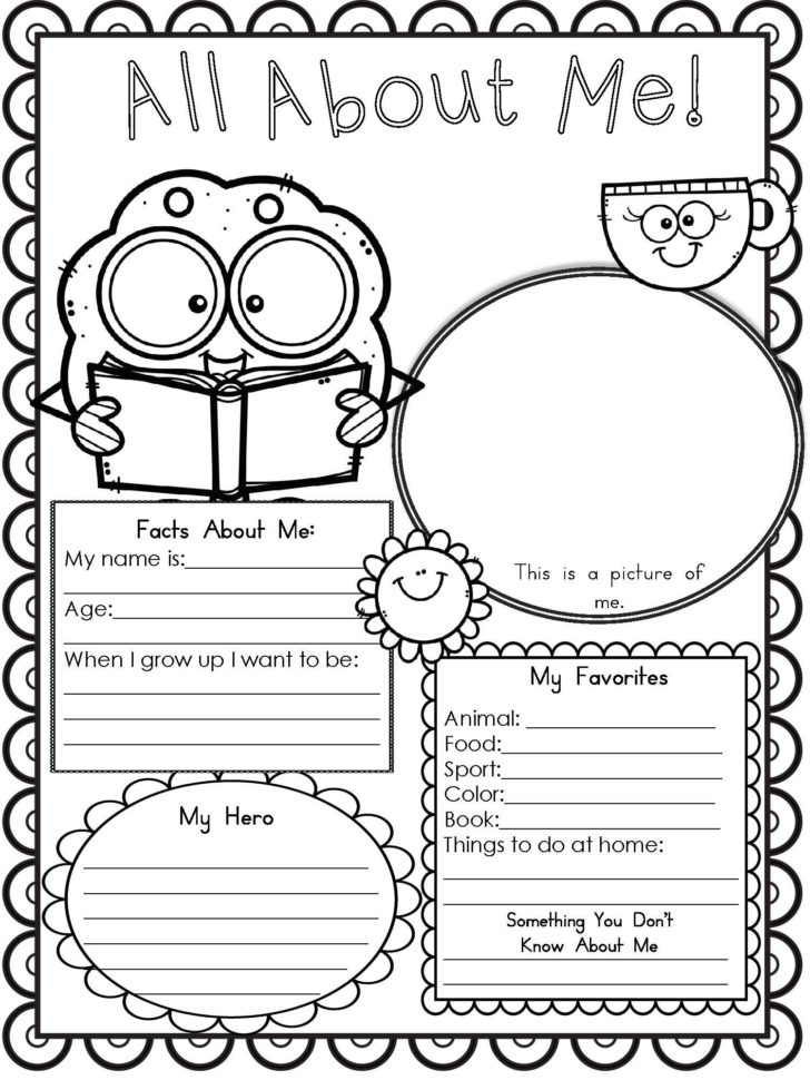 Free Printable All About Me Worksheet  Modern Homeschool Family