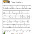 Free Printable Alphabet Writing Worksheets For Kindergarten