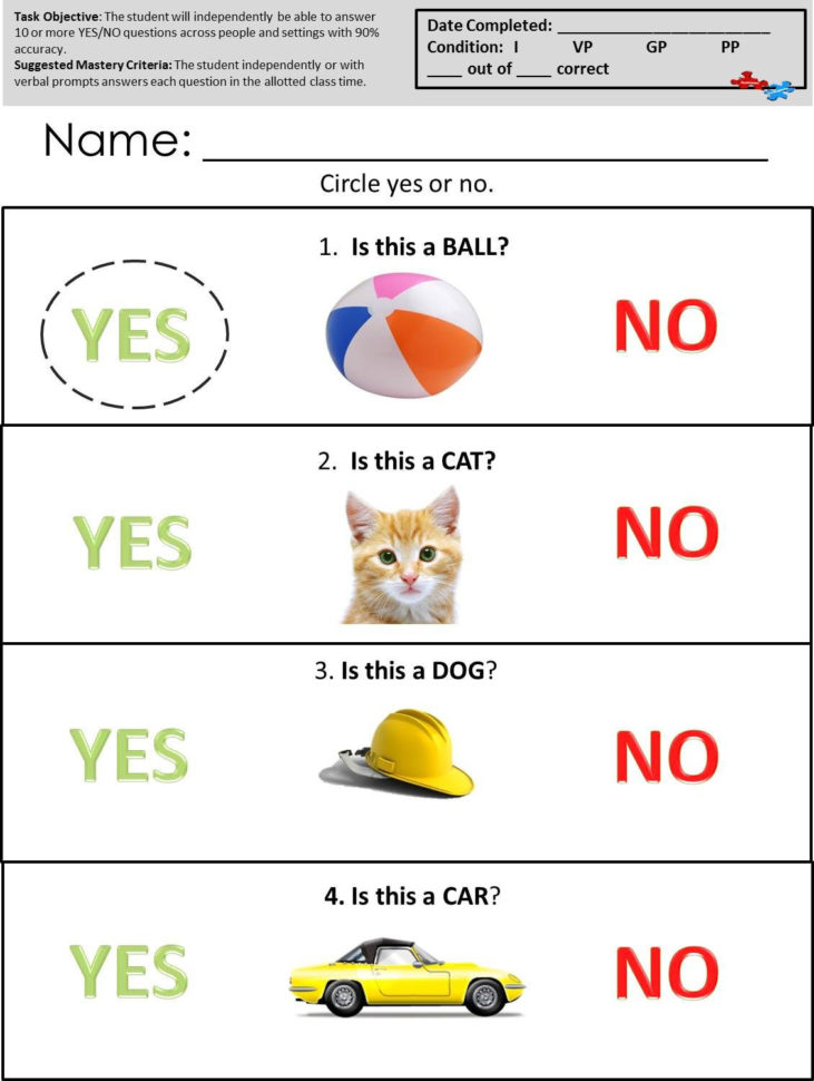 Free Printable Autism Worksheets Math Printables Available
