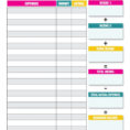 Free Printable Budget Worksheets For Students Dave Ramsey