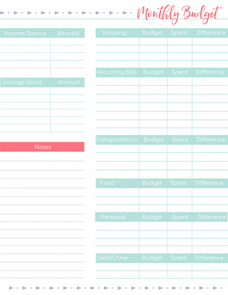 Printable Budget Worksheet Dave Ramsey — db-excel.com