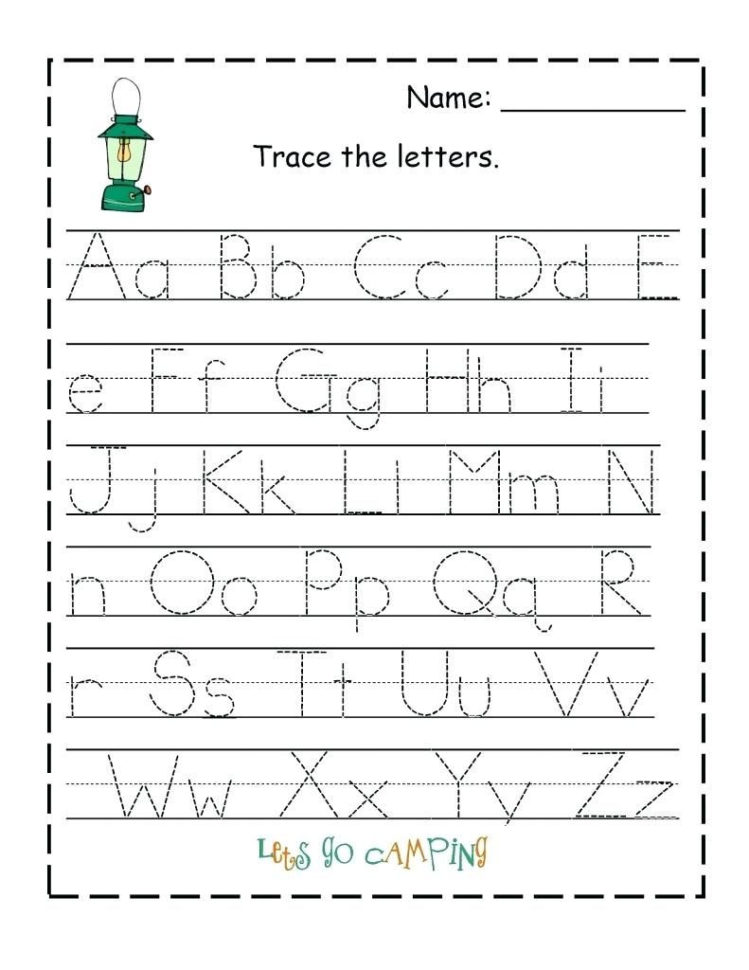 Free Printable Capital Letters Tracing Letter Worksheets Not